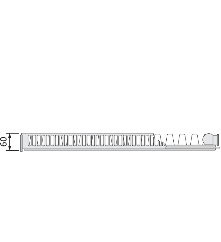 Renovacinis radiatorius Purmo Compact C 11, 550-400