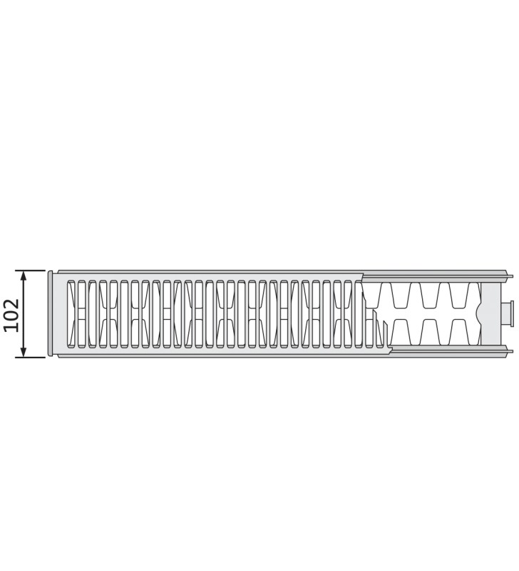 Renovacinis radiatorius Purmo Compact C 22, 550-400