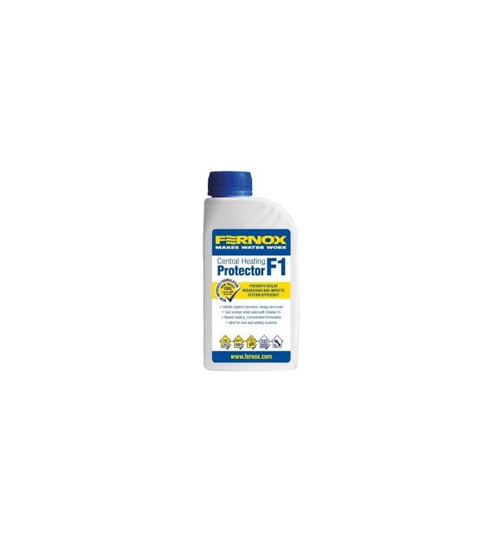 Inhibitorius šildymo sistemai FERNOX, PROTECTOR F1 (skystas) nuo korozijos ir nuovirų, 500ml