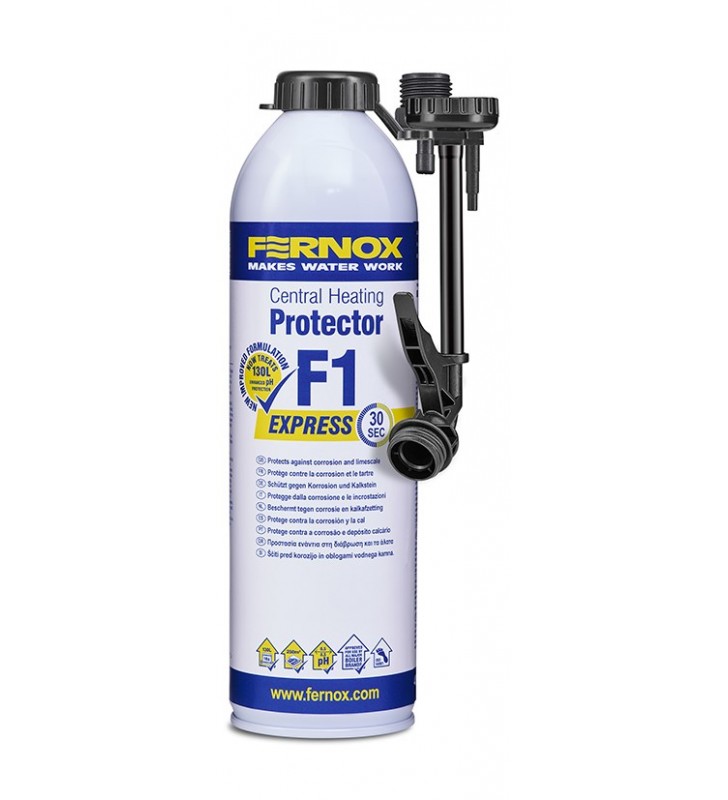 Inhibitorius šildymo sistemai FERNOX, Protector F1 Express (aerozolis) nuo korozijos, 400ml