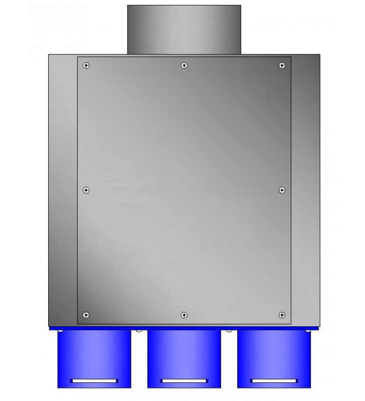 Izoliuotas oro paskirstymo kolektorius MAINCOR, AM6H, 6x75/125