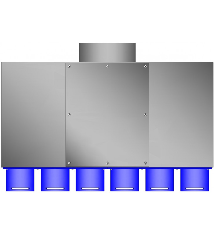 Izoliuotas oro paskirstymo kolektorius MAINCOR, AM12, 12x75/125