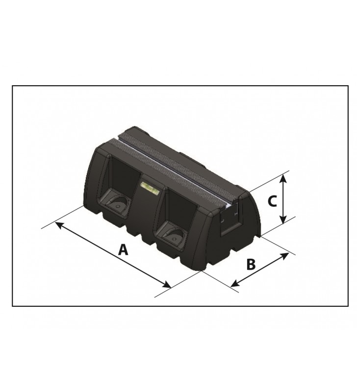 Atrama kondicionieriaus išoriniam blokui Tecnosystemi, SBR Extreme 20 300 kg 450 mm (1 vnt)