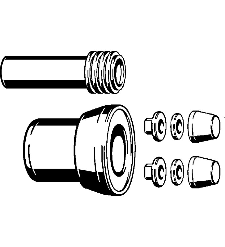WC rėmo pajungimo komplektas, DN 90x180