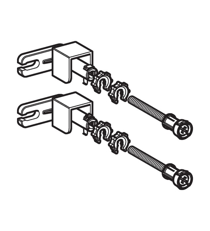 Laikikliai Geberit, WC rėmui Duofix