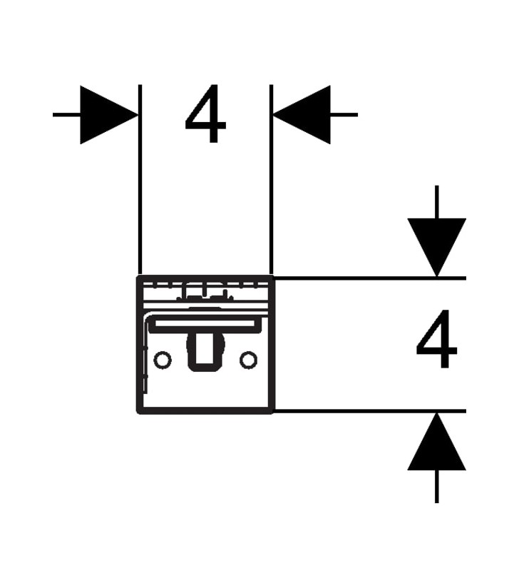 Laikikliai Geberit, bidė rėmui Duofix Basic