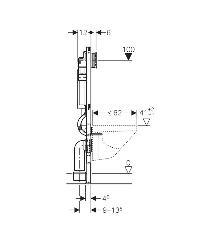 WC rėmas Geberit, Duofix UP320 Sigma