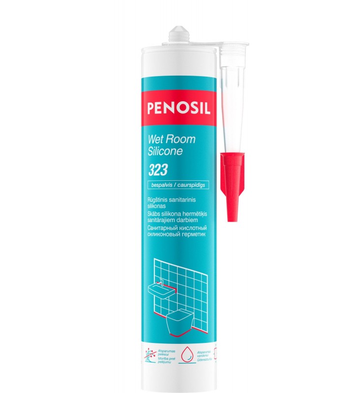 Silikonas Penosil, Wet Room Silicone 323 bespalvis 280 ml