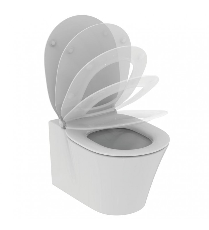 WC pakabinamas Ideal Standard Connect, Air Aquablade, su paslėptais tvirtinimais