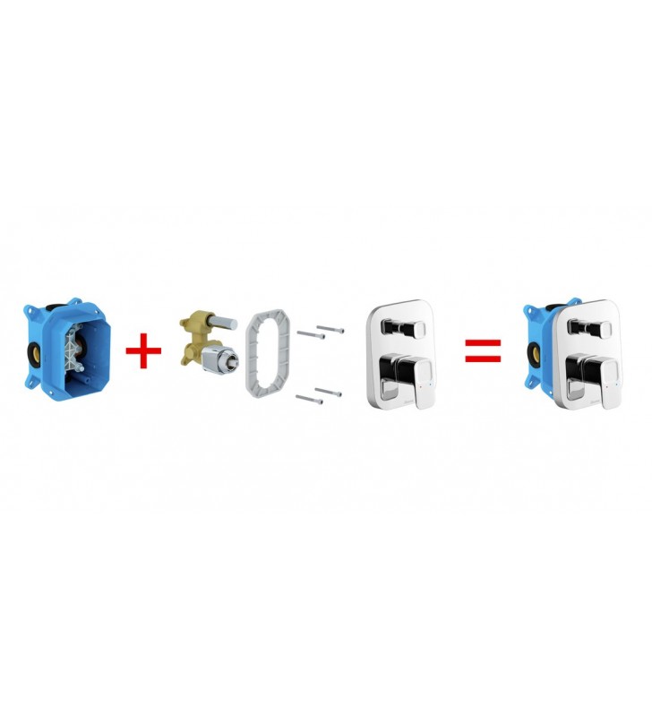 Potinkinė dėžutė Ravak R-box, RB 070.50