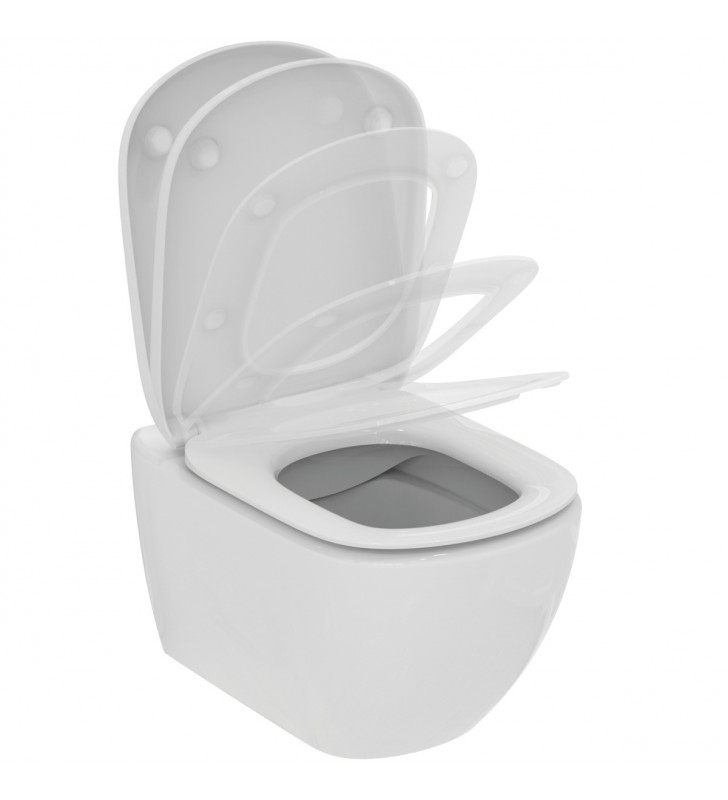 WC pakabinamas Ideal Standard Tesi, Rimless LS+, su EasyFix tvirtinimais