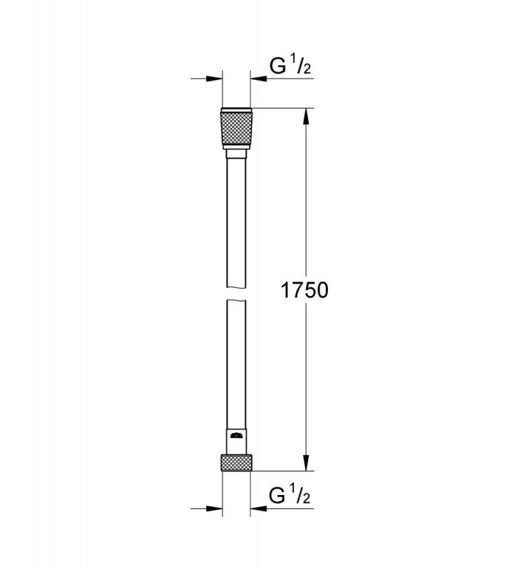 Dušo žarna GROHE Silverflex, 1.75 m