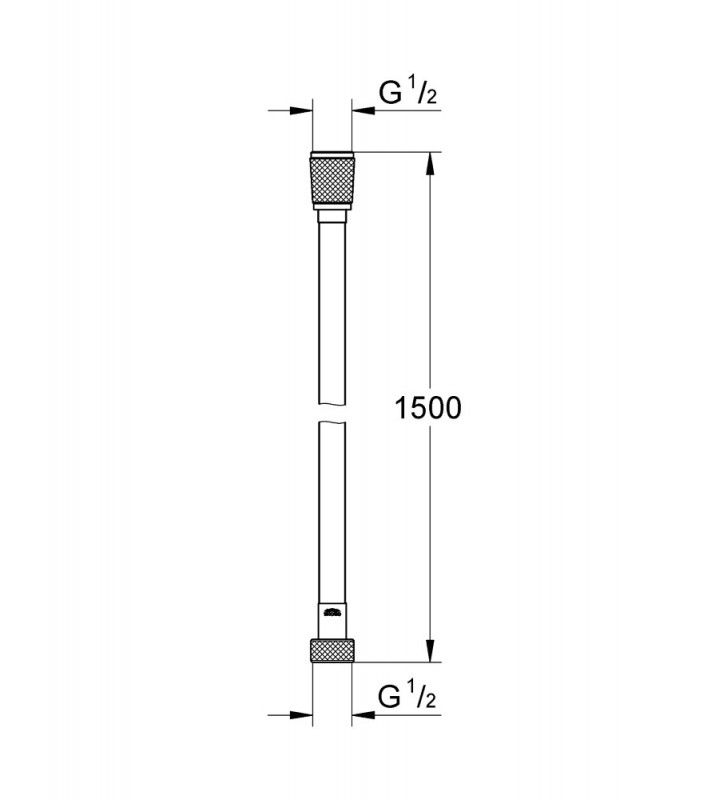 Dušo žarna GROHE Silverflex, 1.50 m