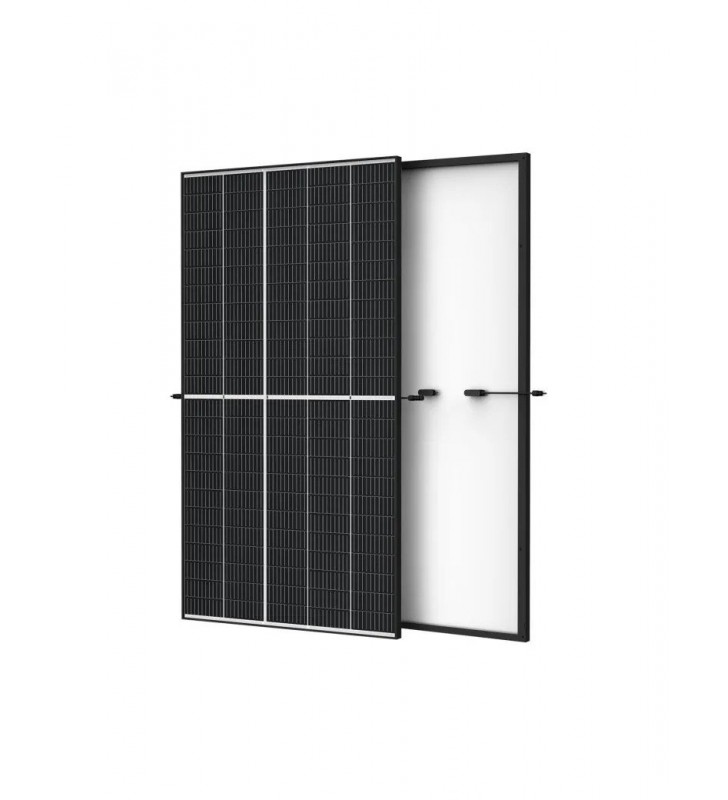 Fotovoltinės saulės elektrinės modulis Trina Solar N-Type Vertex S+, TSM-NEG9R.28 445W juodas rėmelis