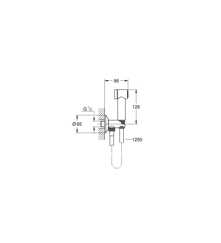 Bidetta komplektas Grohe, Sena Tigger 35