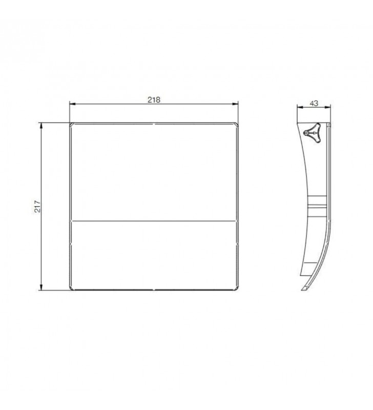 Mini rekuperatoriaus Quantum NEXT vidinis dangtelis Vert-cover NEXT