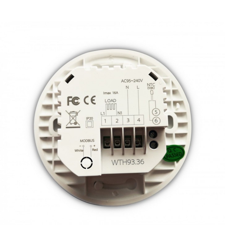 Elektroninis programuojamas termostatas (termoreguliatorius) Wellmo WTH93.36