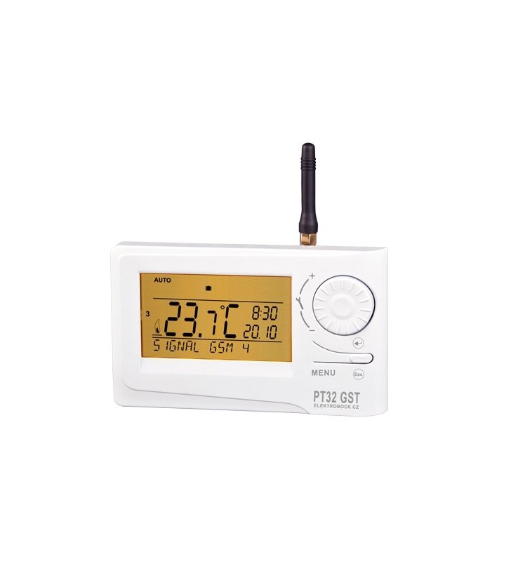 Elektroninis programuojamas termostatas (termoreguliatorius) su GSM moduliu PT32 GST