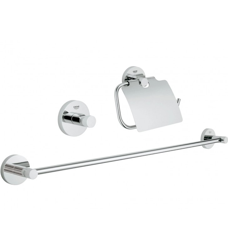 Aksesuarų rinkinys Grohe Essentials 3in1, chromas