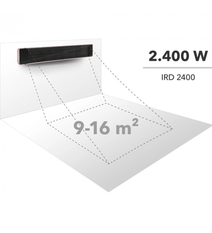 Infraraudonųjų spindulių šildytuvas Trotec IRD 2400