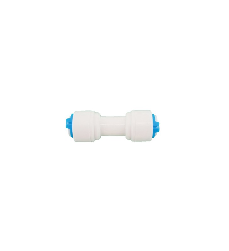 QF-006-I 1/4'' tube - 1/4'' tube. Tiesios formos jungtis 1/4''-1/4''